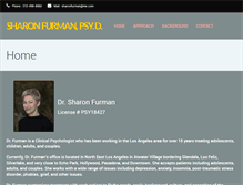 Tablet Screenshot of drsharonfurman.com